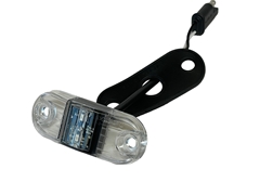 S17 Style Maker Light with Clear Lens and Amber LED along with TPE Gasket - Two Pole Connector